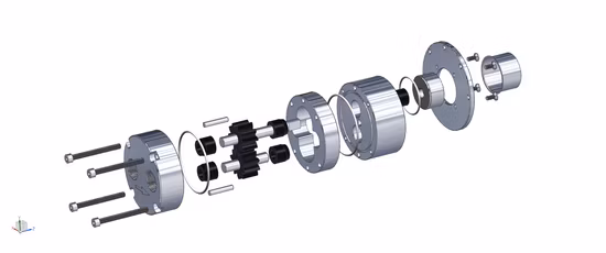 Has Tel Loy Frequency Micro Sanitary Positive Displacement Meter Pump M6.00h88yp0.55kw2p